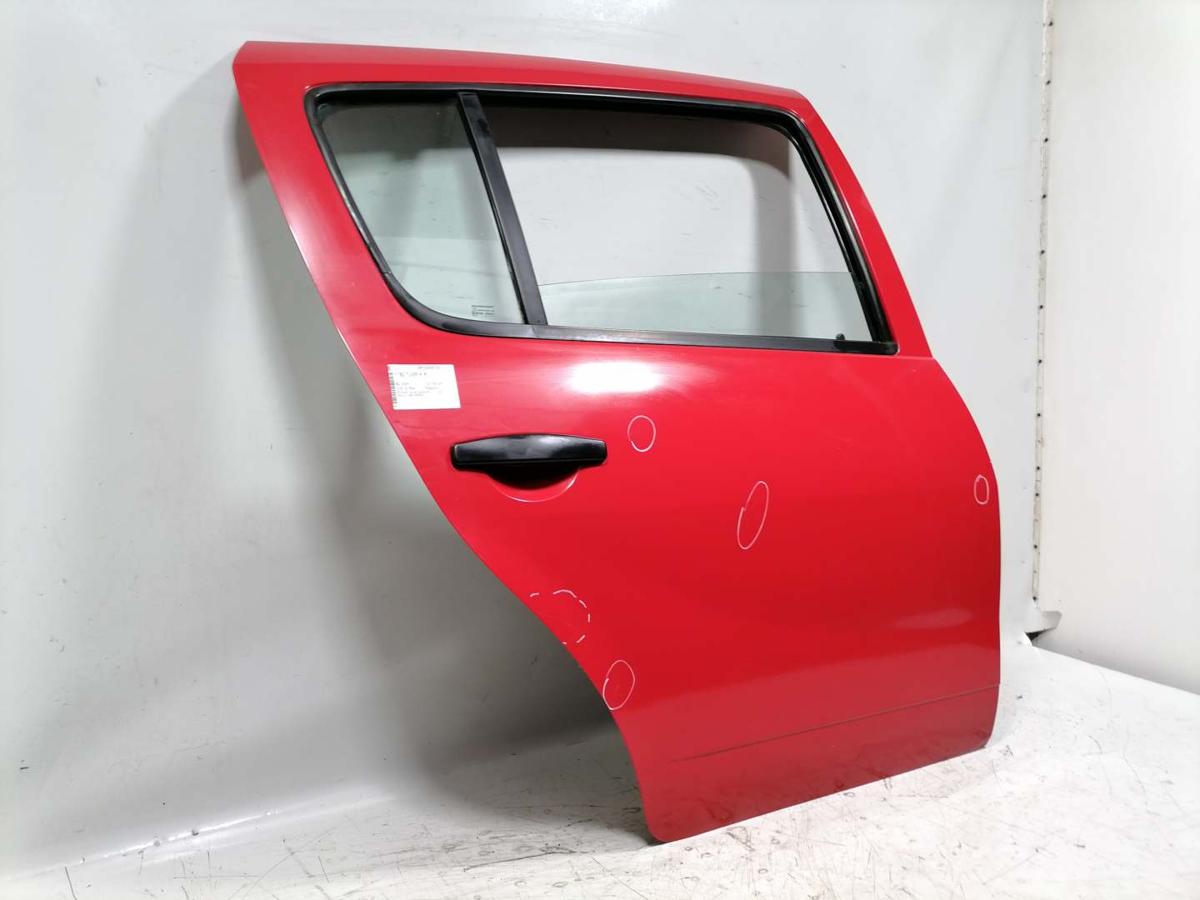 Dacia Sandero SD original T&uuml;r hinten rechts OV21D Red Passion Rohbau BJ09